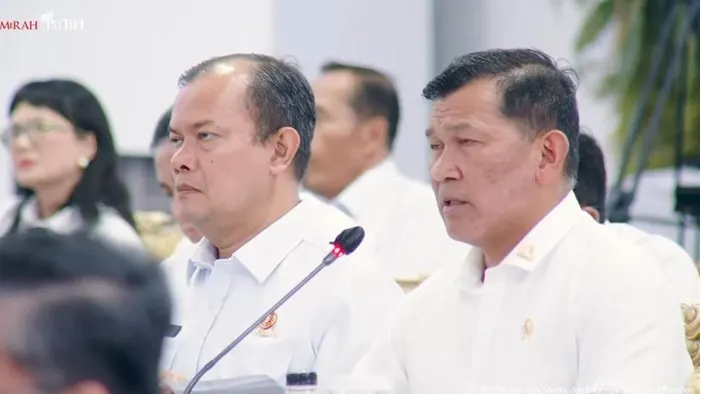Kepala BNPB saat paparkan perkembangan karhutla