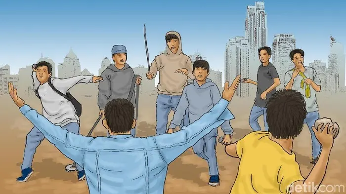 Pencegahan Tawuran di Kemang Bogor: Polisi Amankan 7 Remaja dan Senjata Tajam