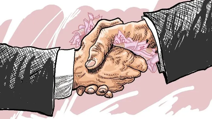 Ilustrasi korupsi