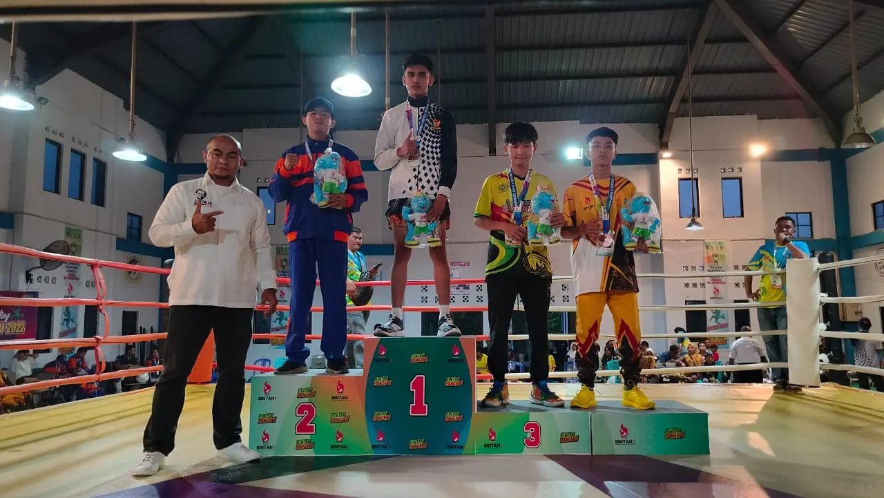 Batam Juara Umum Cabang Olahraga Muaythai di Porprov V Kepri
