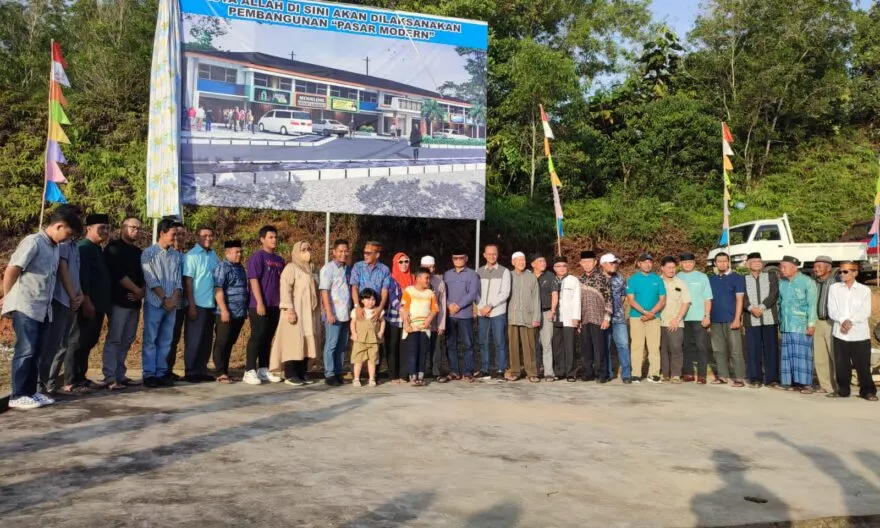 Mantan Bupati Lingga Alias Wello Akan Segera Bangun Pasar Modern