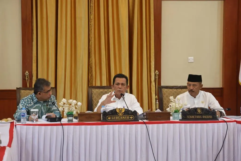 Gubernur Kepulauan Riau H. Ansar Ahmad memimpin Rapat Persiapan Pelaksanaan Gugus Tugas Reforma Agraria (GTRA) Summit 2023.
