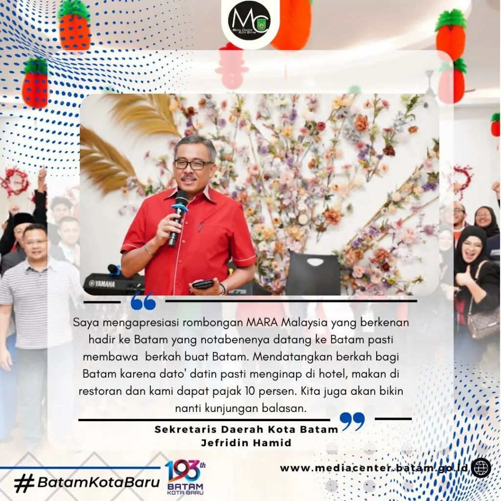 Jefridin: MbEX23 Event MICE, Pertanda Pariwisata Batam Kembali Pulih