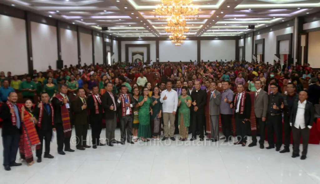 Perayaan Natal dan Bona Taon 2023, Rudi Ajak Persadaan Toga Siregar Kompak dan Menjaga Kedamaian Batam