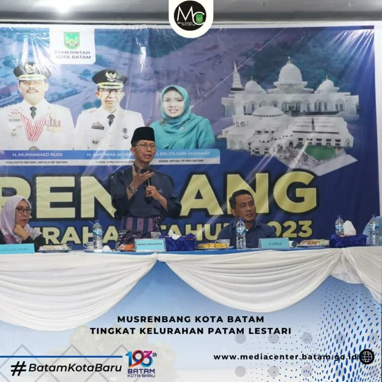 Musrenbang Kelurahan Patam Lestari, Amsakar: Kami Mendengar Langsung Keinginan Masyarakat