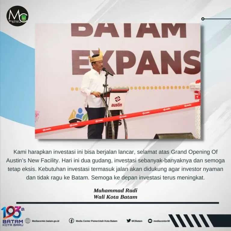 Tingkatkan Investasi Batam, Rudi Jamin Kenyamanan Investor