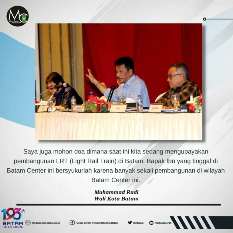 Di Musrenbang Batam Kota, Wali Kota Rudi Minta Usulan Warga Jadi Prioritas