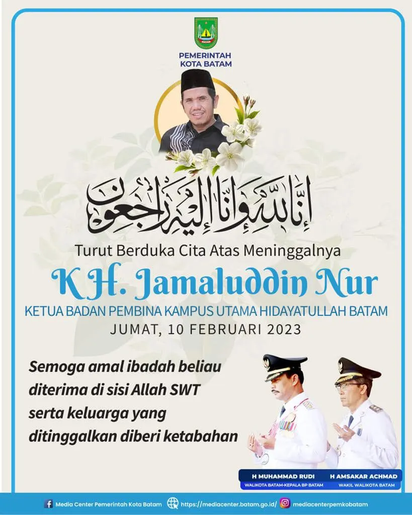 Isak Tangis Rudi Iringi Kepergian Ustaz Jamaluddin Nur, Kehilangan Adik dan Pejuang Dakwah Islam