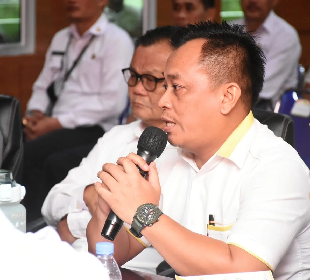 Bupati Lingga hadir dan membuka pelaksanaan konsultasi Ranwal RKPD Kabupaten Lingga Tahun 2024