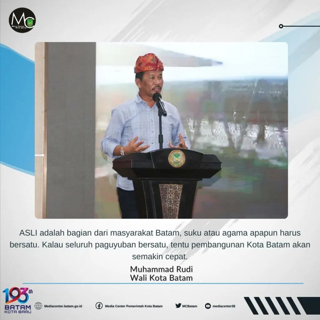 Apresiasi Pembangunan Kota Batam, Aliansi Sasak Lombok Indonesia Dukung Penuh Program Walikota Batam