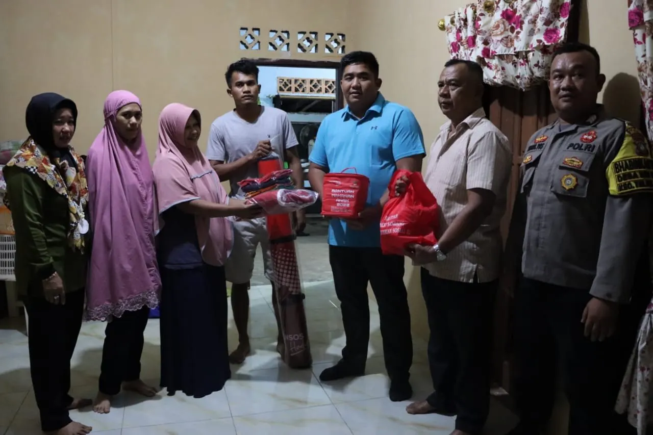 Mendarat Dari Tambelan, Roby Langsung Turun Tinjau Lokasi Banjir Sri Bintan