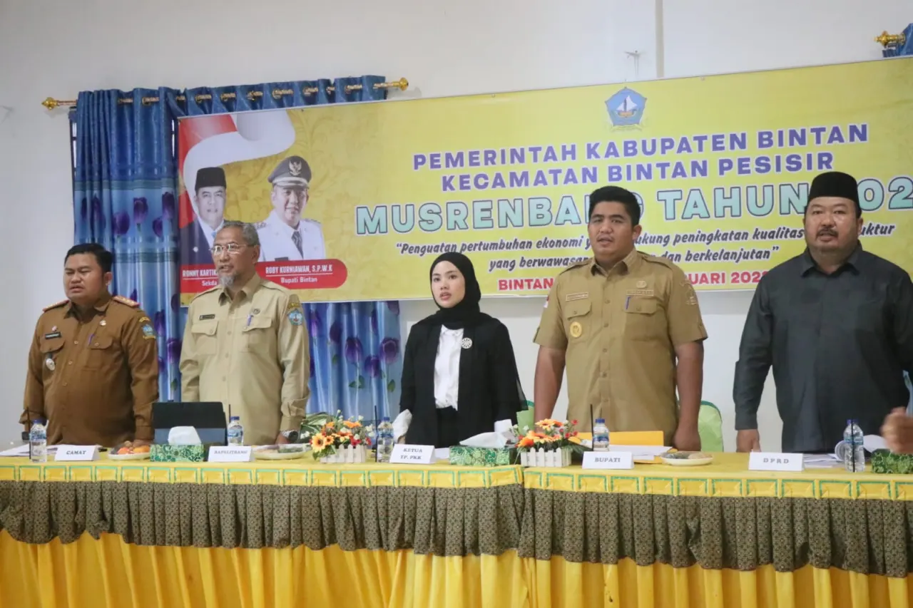 Bupati Bintan Hadiri Kegiatan Musrenbang di Kecamatan Mantang dan Bintan Pesisir