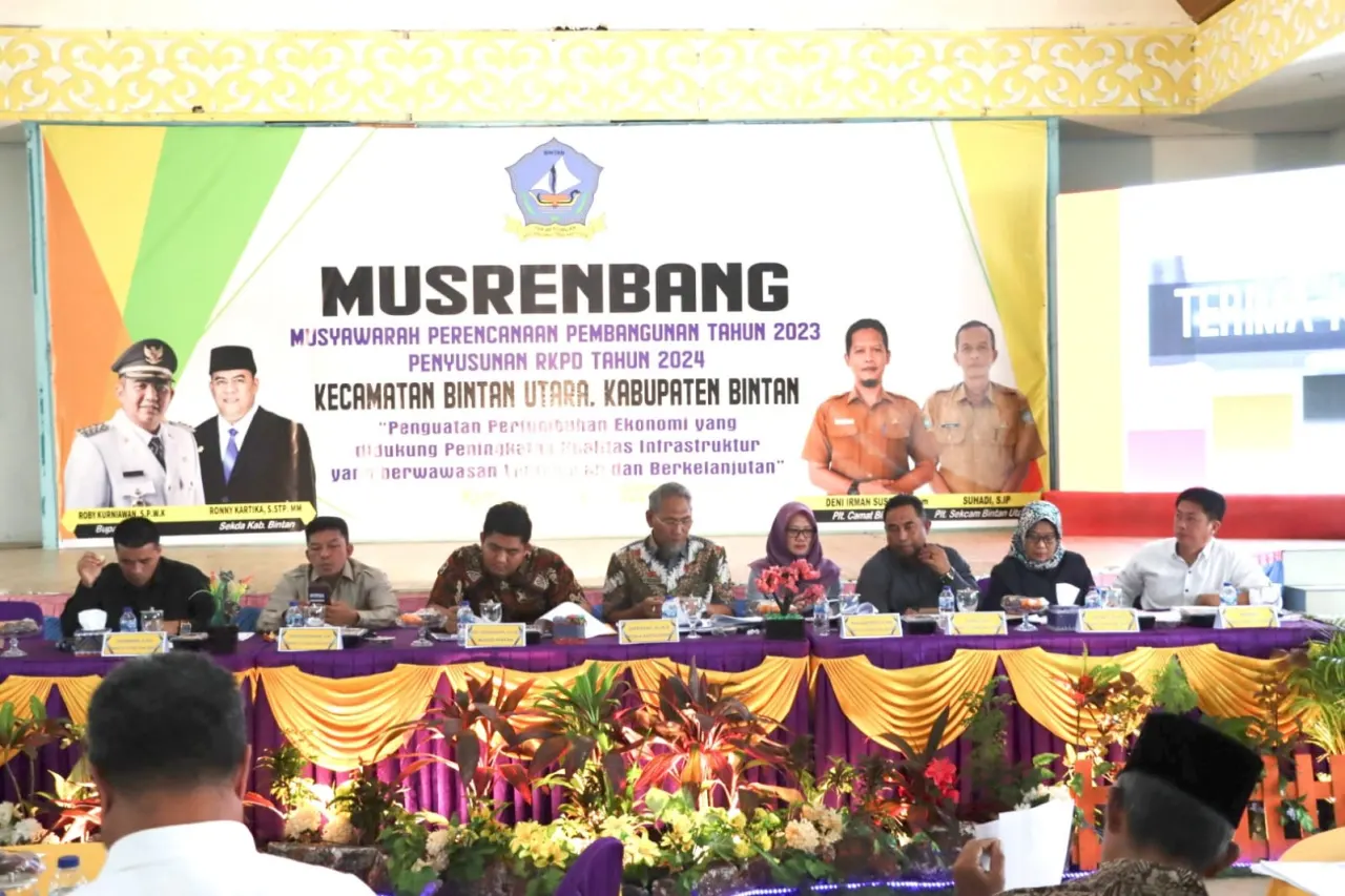 Serap Aspirasi Masyarakat, Bupati Bintan Keliling Hadiri Musrenbang, Kini Bintan Utara dan Lobam