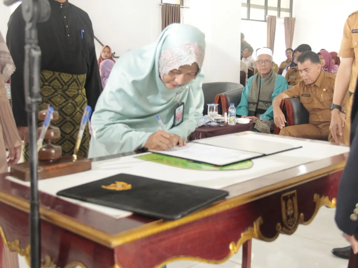 Kasubbag TU Kantor Kemenag Natuna Jadi Saksi Pelantikan Pengurus DPD Lasqi Natuna
