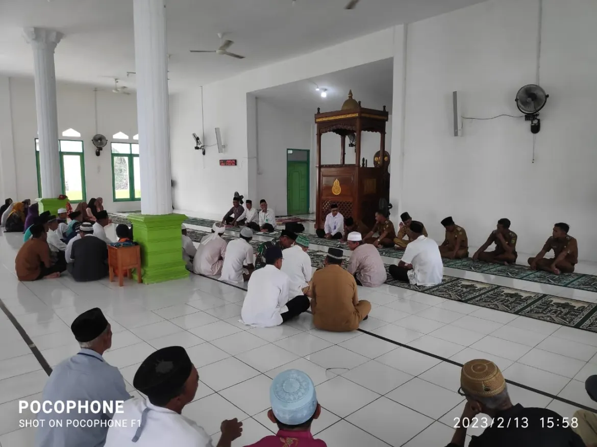 Erial Lismana Isi Tausiah Isra Mikraj Nabi Muhammad Saw. 1444 H. di Masjid Al-Jannah