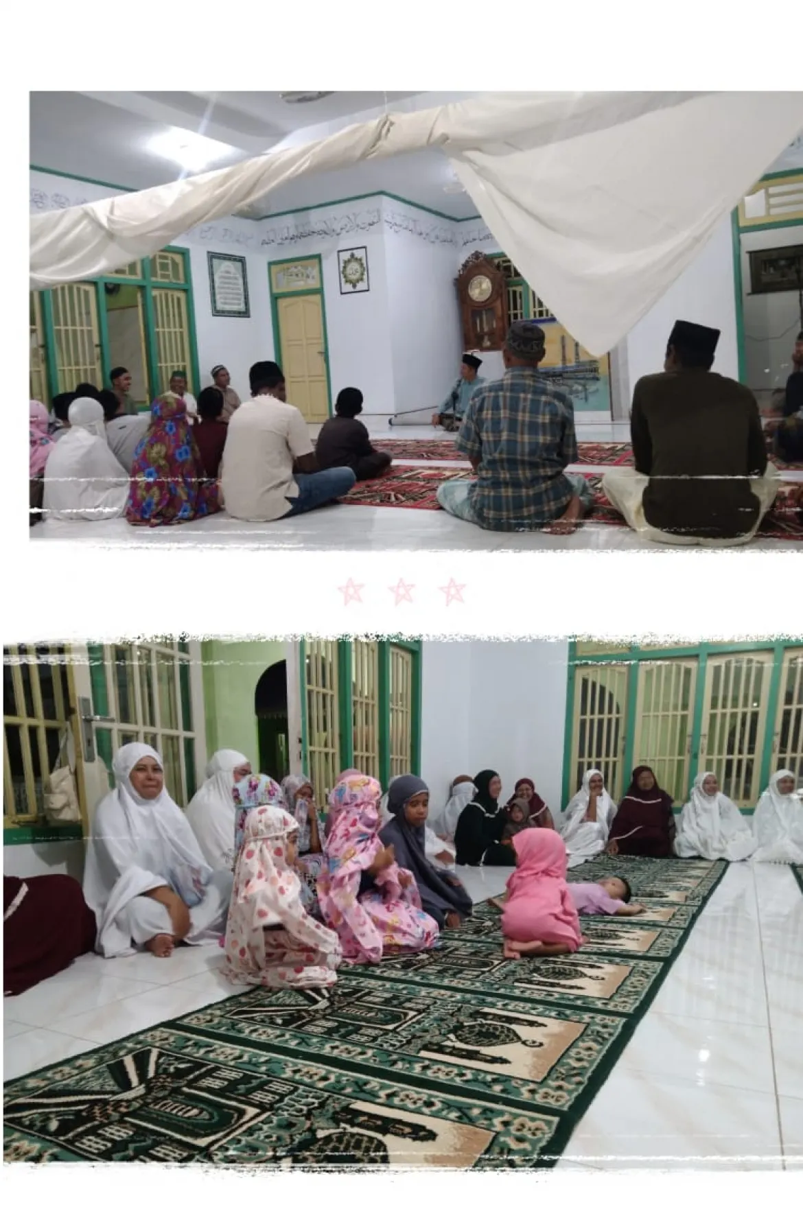 Personel KUA Subi Hadiri Peringatan Isra Mikraj Nabi Muhammad Saw. di Masjid Besar Ar Raudhah