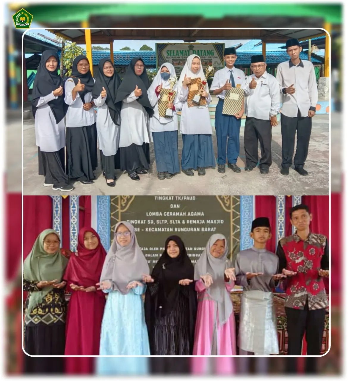 Siswa MTsN 1 Natuna Raih Juara pada Kegiatan Isra Mikraj.