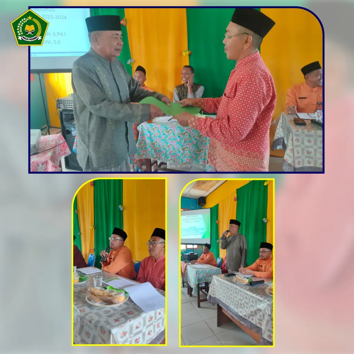 PAI Kecamatan Subi Wiwin Winarti Bimbing Cara Sholawat Kepada Anak Didik SMPN 1 Subi