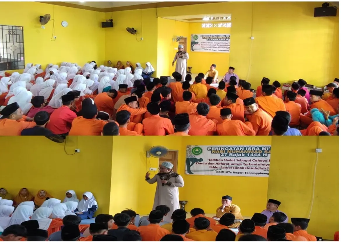 Perayaan Isra Mikraj 1444 Hijriah Di MTsN Tanjungpinang
