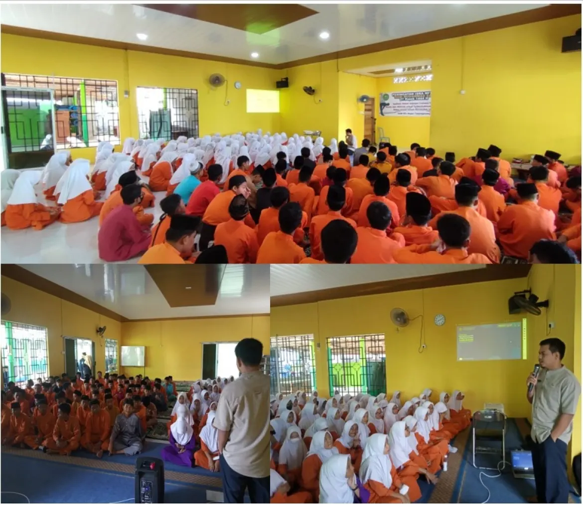 Seluruh Siswa Kelas Akhir MTsN Tanjungpinang Ikuti Sosialisasi Asesmen Madrasah Tahun 2023