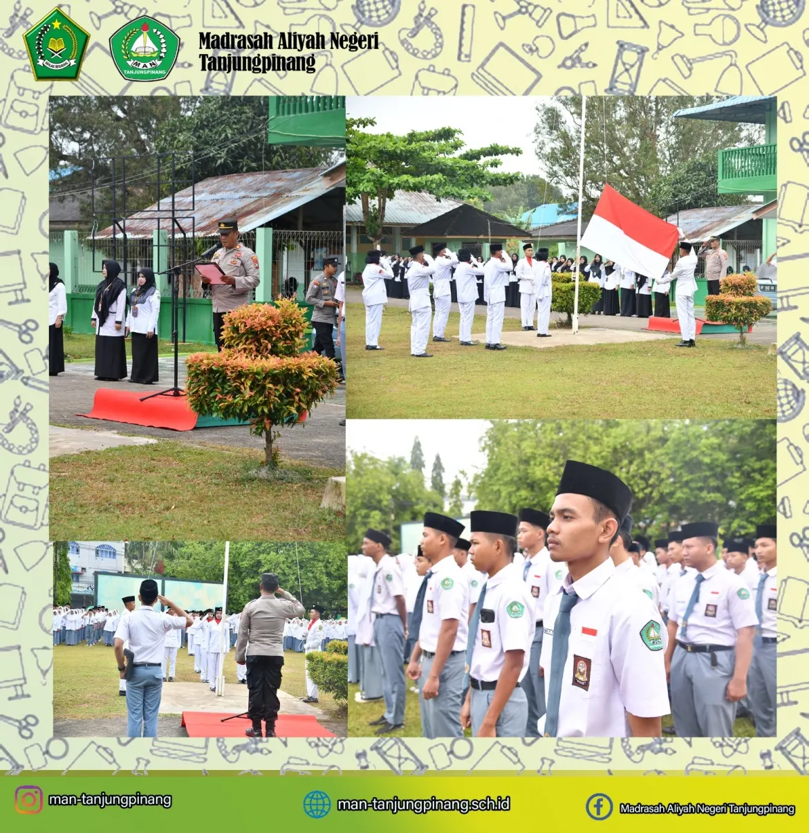 Kasat Binmas Polres Tanjungpinang Pimpin Apel Pagi