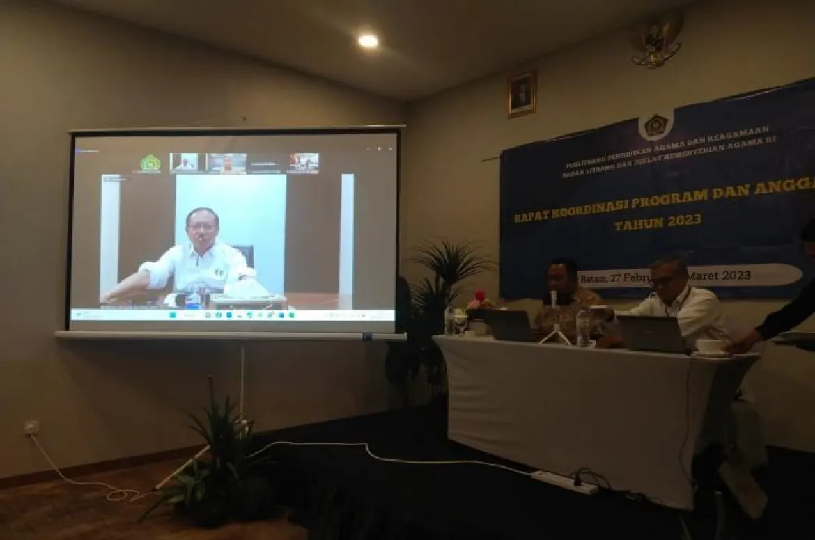 Rakor Puslitbang Penda di Batam, Karo Ortala Paparkan Struktur Organisasi Badan Moderasi