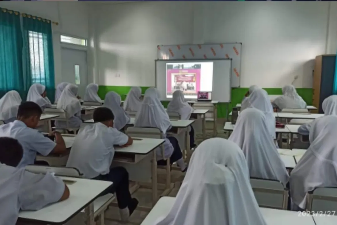 MTs N Karimun Berpartisipasi dan Mendukung Program Dirjen Pendis KSKK Madrasah dalam Penyelenggaraan Sosialisasi Kesehatan