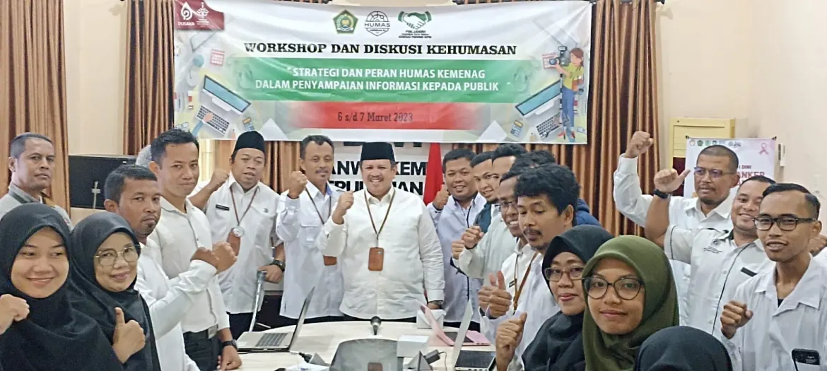 MIN 2 Karimun Mengutus Perwakilan MengIkuti Kegiatan Workshop dan Diskusi Kehumasan