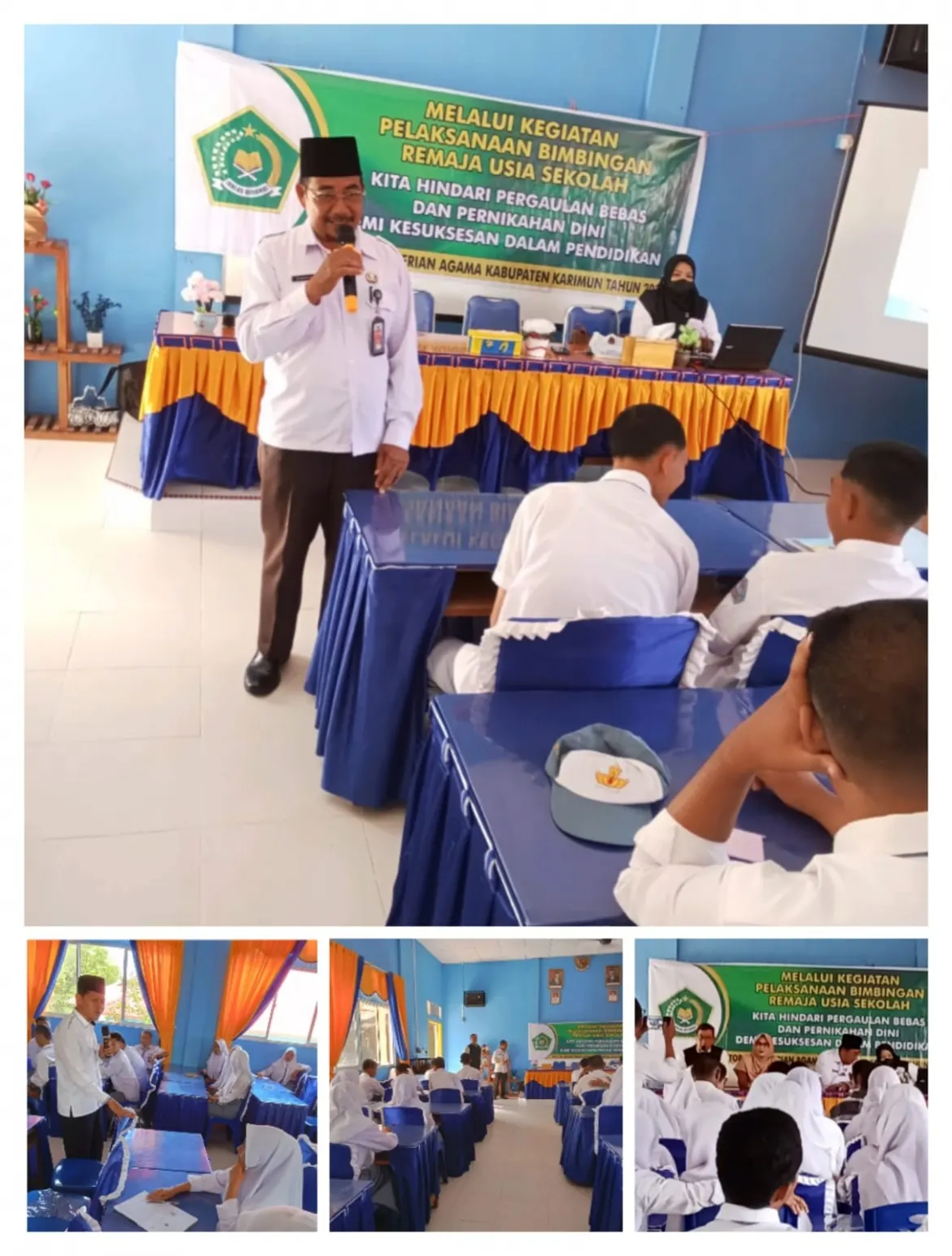 Kegiatan Bimbingan Remaja Usia Sekolah Angkatan Keempat di SMA 3 Meral