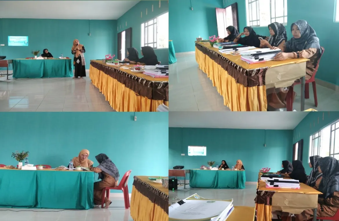Pengawas Madrasah Monitoring di MA Ummul Quro tentang Kesiapan Administrasi guru dan KAMAD