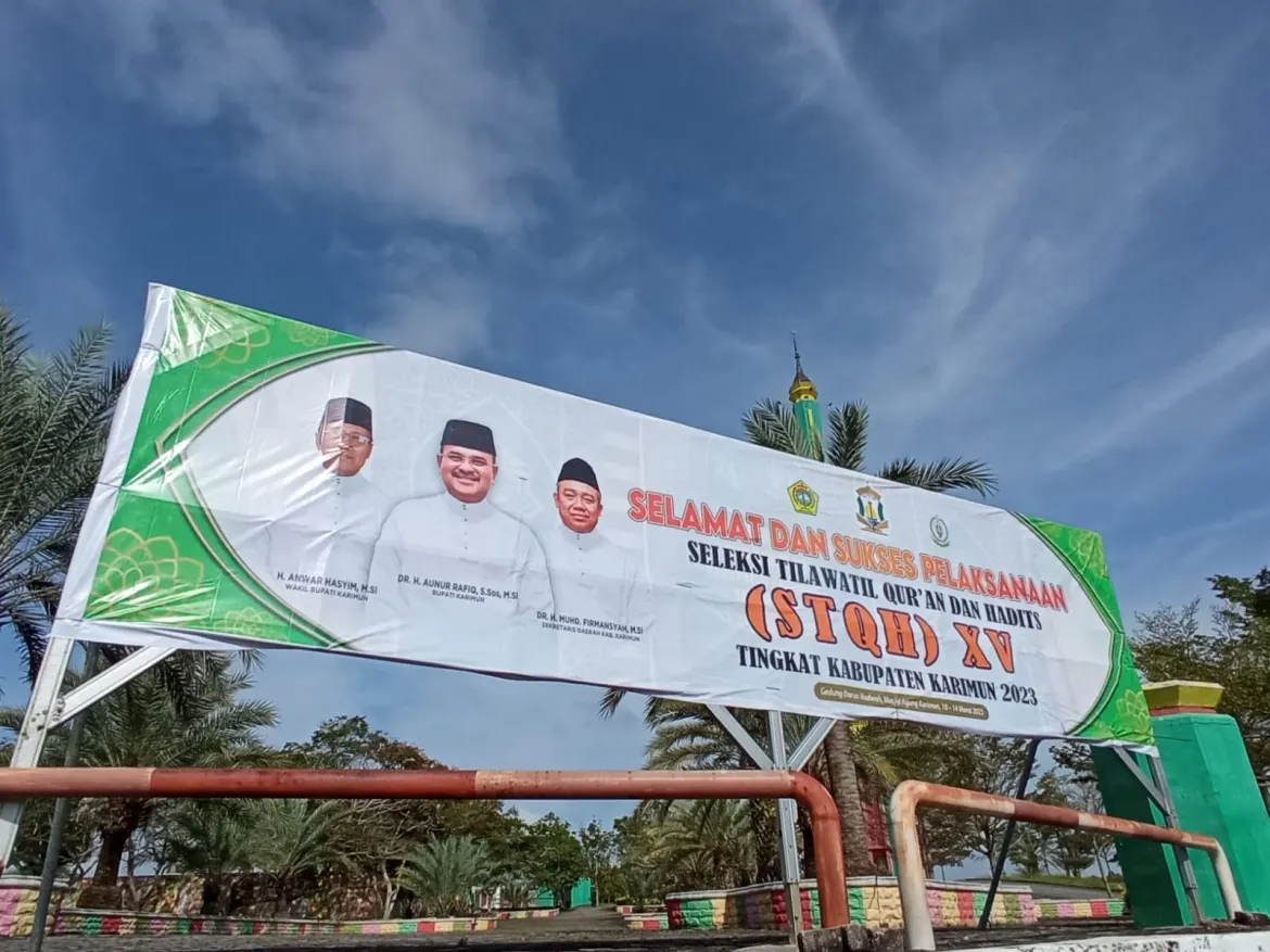 Jadwal Lomba dan Lokasi STQH XV Tingkat Kabupaten Karimun Tahun 2023