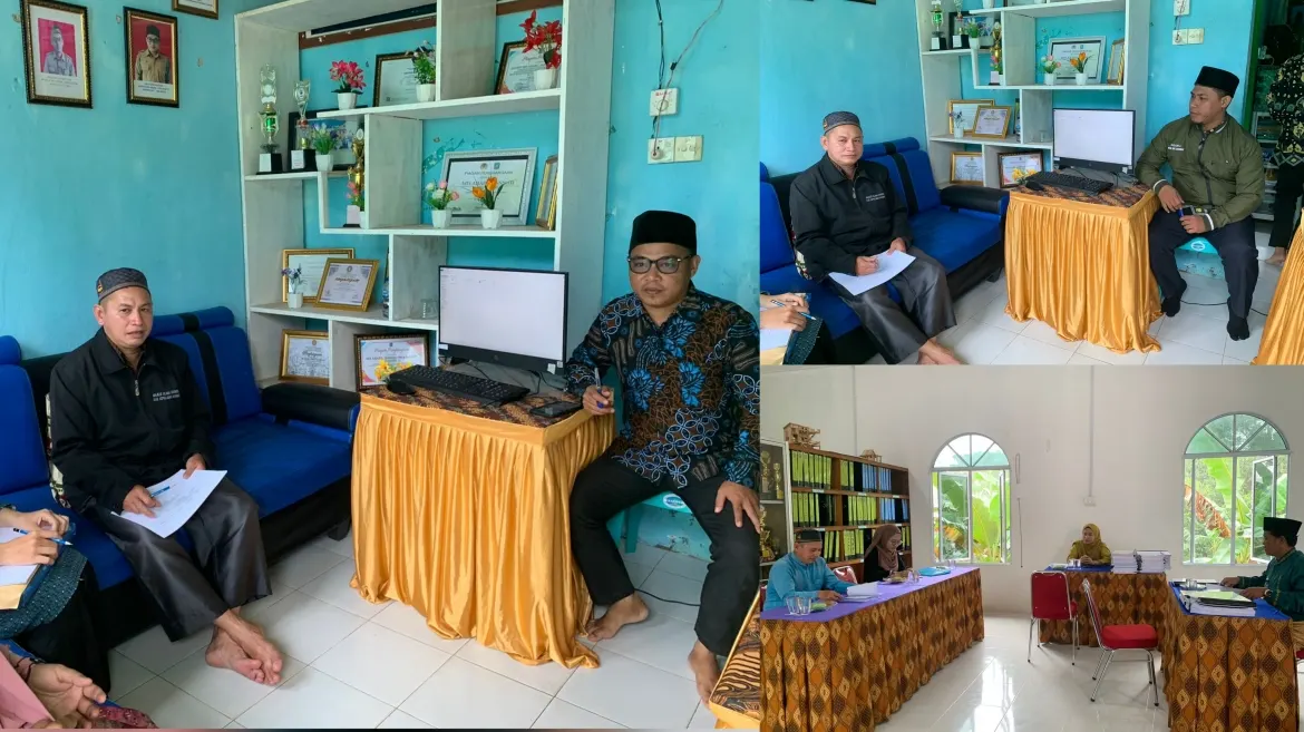 Kasi Pendis Kemenag Anambas Lakukan Penilaian Kinerja Kepada 3 Kepala Madrasah