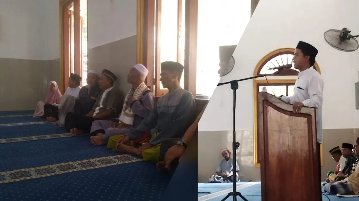 Ka. KUA Kec. Jemaja Beri Tausiyah Meyambut Bulan Suci Ramadhan 1444 H