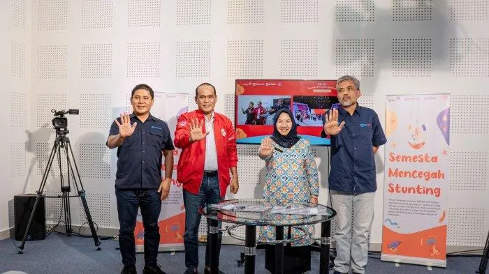 Anggota DPRD Kepri sekaligus Kakak Asuh Cegah Stunting di Kepri, Sirajudin Nur hadir di studio Tribun Batam, Selasa (21/3/2023).