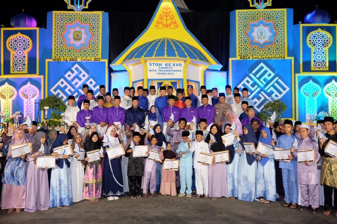 Walikota Tanjungpinang Tutup STQH XVII. Tanjungpinang Timur Pertahankan Juara Umum
