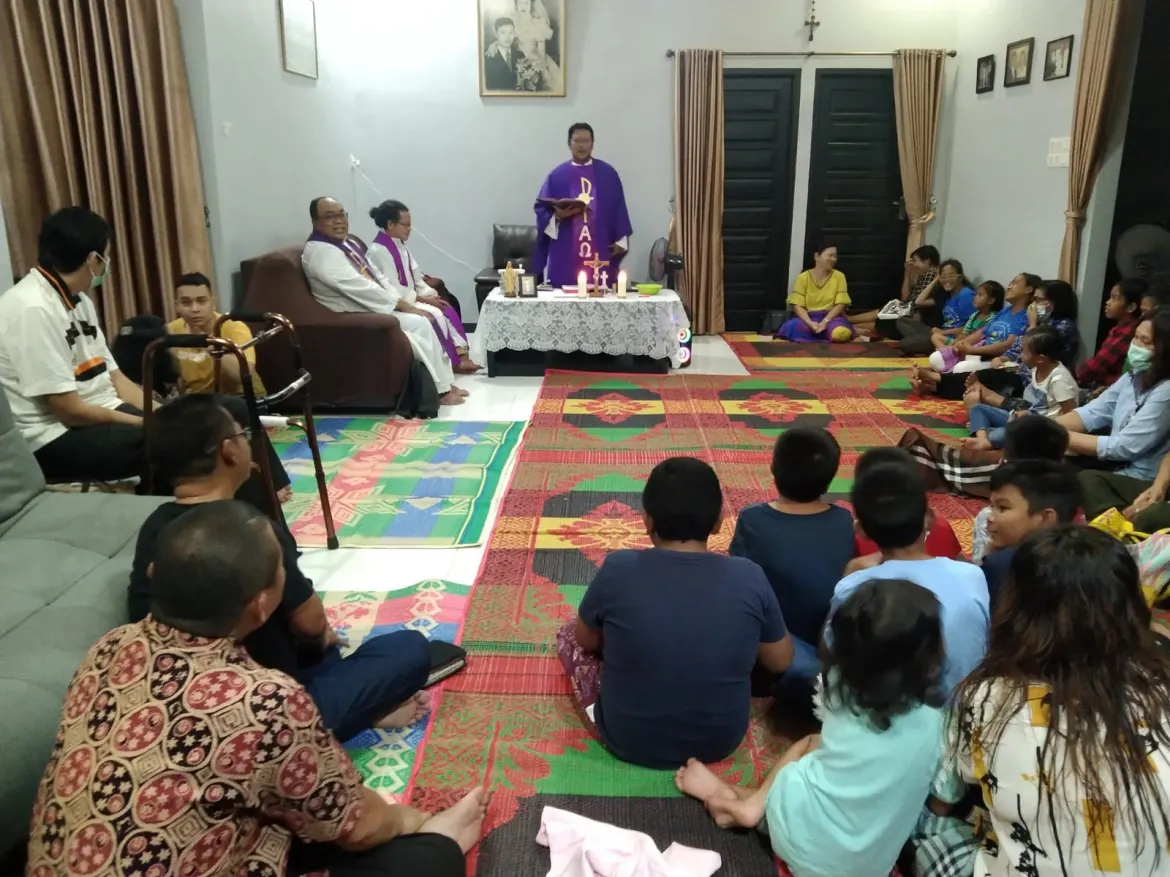 3 Pastor Hadiri Misa Syukur KBG  St. Gregorius Agung