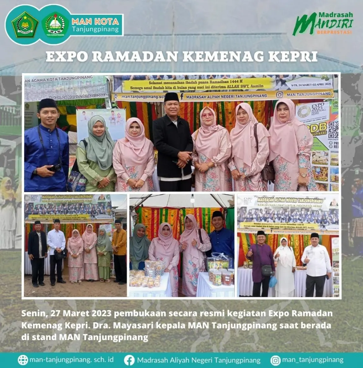 Kamad Hadiri Pembukaan Kegiatan Expo Ramadhan Kemenag Kepri