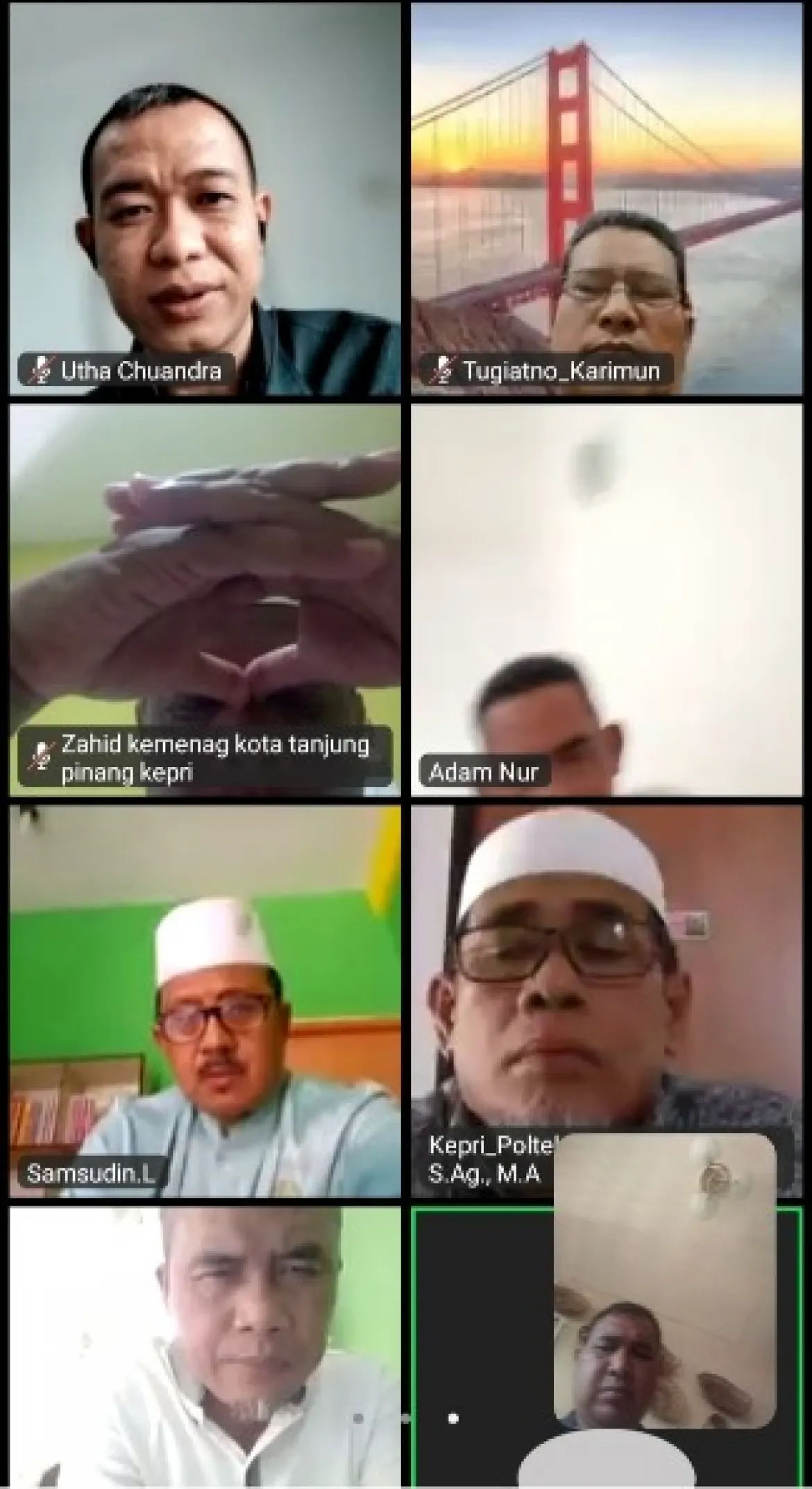 Kanwil Kemenag Kepri Gelar Rapat Indek Kerukunan Umat Beragama Secara Virtual