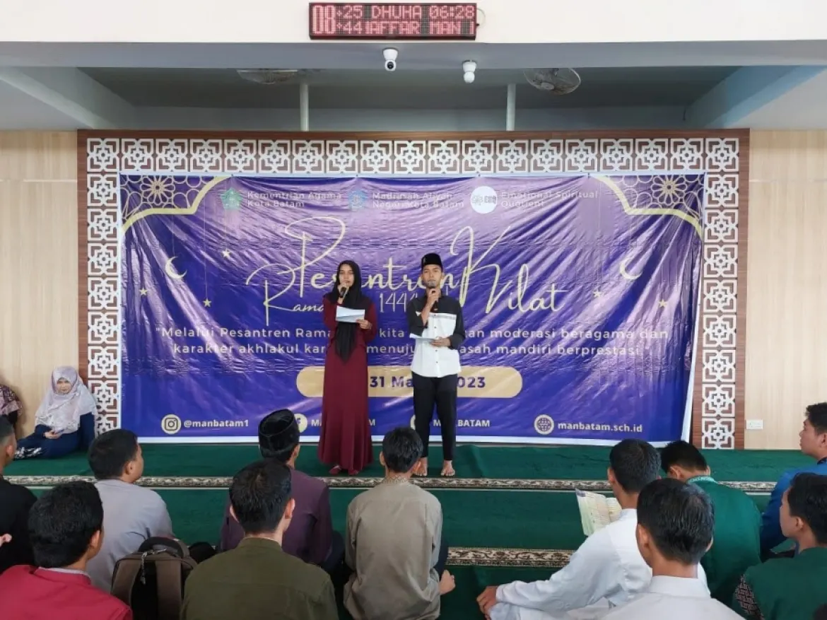 Pesantren Kilat Ramadhan 1444H/2023M MAN Batam Resmi Dibuka