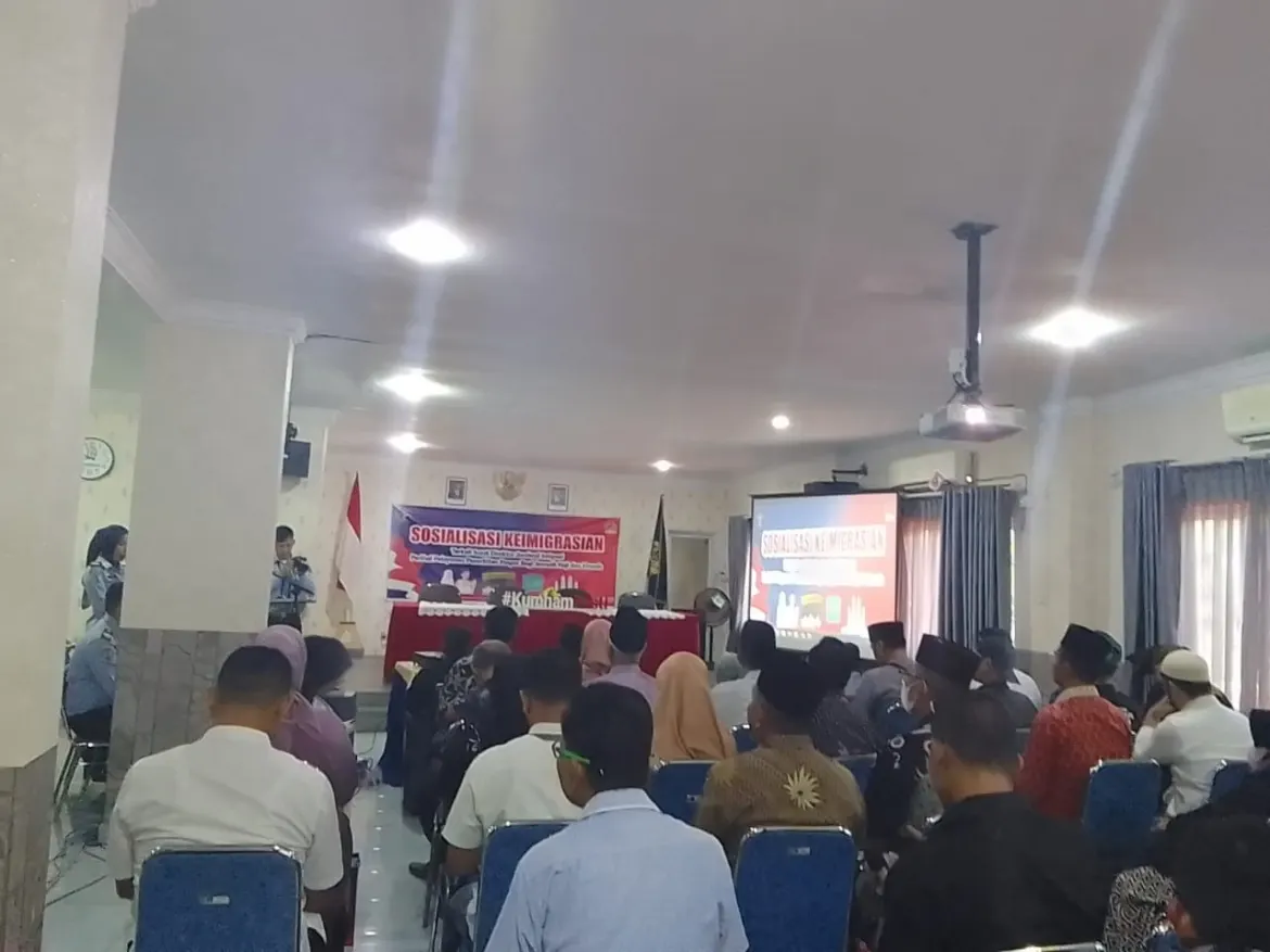 Kepala Kemenag Bintan Ikuti Sosialisasi Pelayanan Penerbitan Paspor Bagi Jemaah Haji dan Umrah