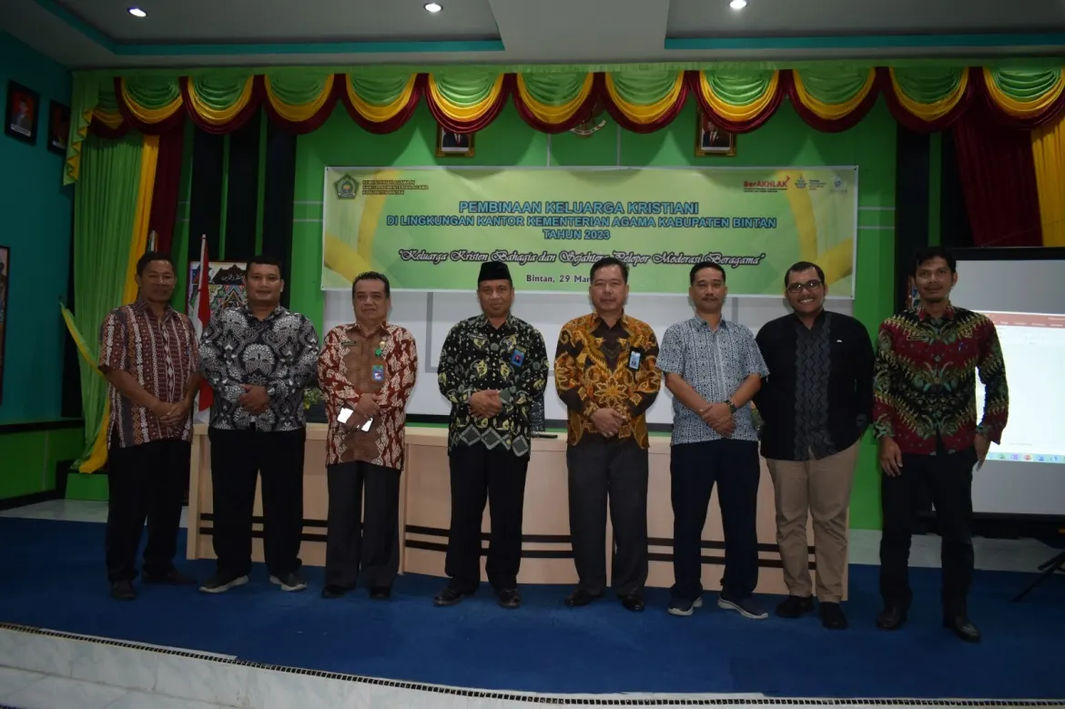 Kantor Kemenag Bintan Gelar Pembinaan Keluarga Kristiani