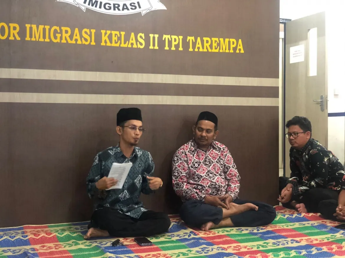 Pembinaan Keagamaan, Rudi Berikan Siraman Rohani Di Kantor Imigrasi Tarempa