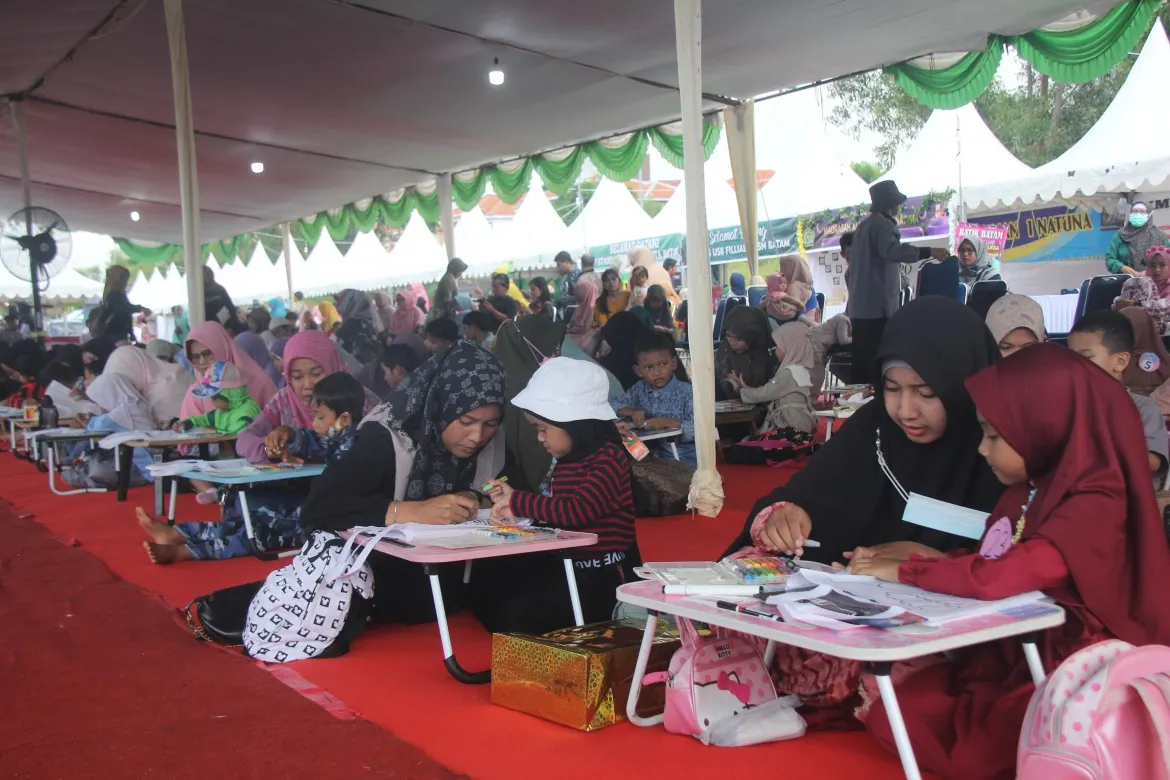 Lomba Mewarnai Ibu dan Anak, Ketua DWP Kemenag Kepri Apresiasi Dukungan Guru dan Orang tua