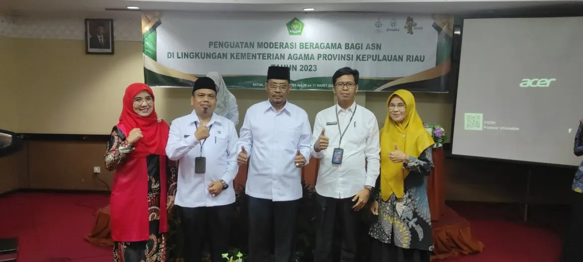Ka. Kankemenag Karimun Ikuti Kegiatan Penguatan Moderasi Beragama Bagi ASN di Lingkungan Kanwil Kemenag Provinsi Kepri
