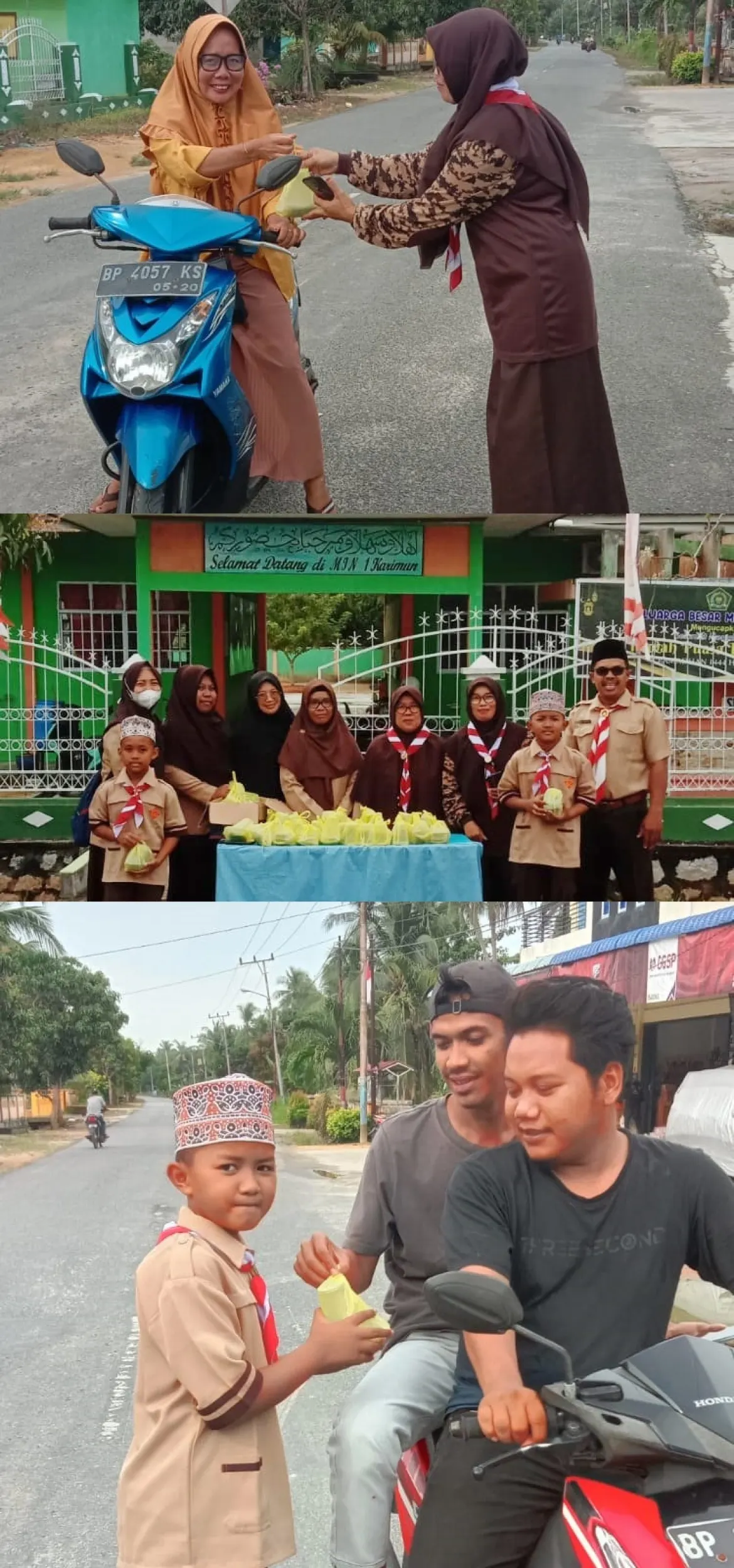 Ramadhan 1444H: MIN 1 Karimun Berbagi Takjil Kepada Masyarakat