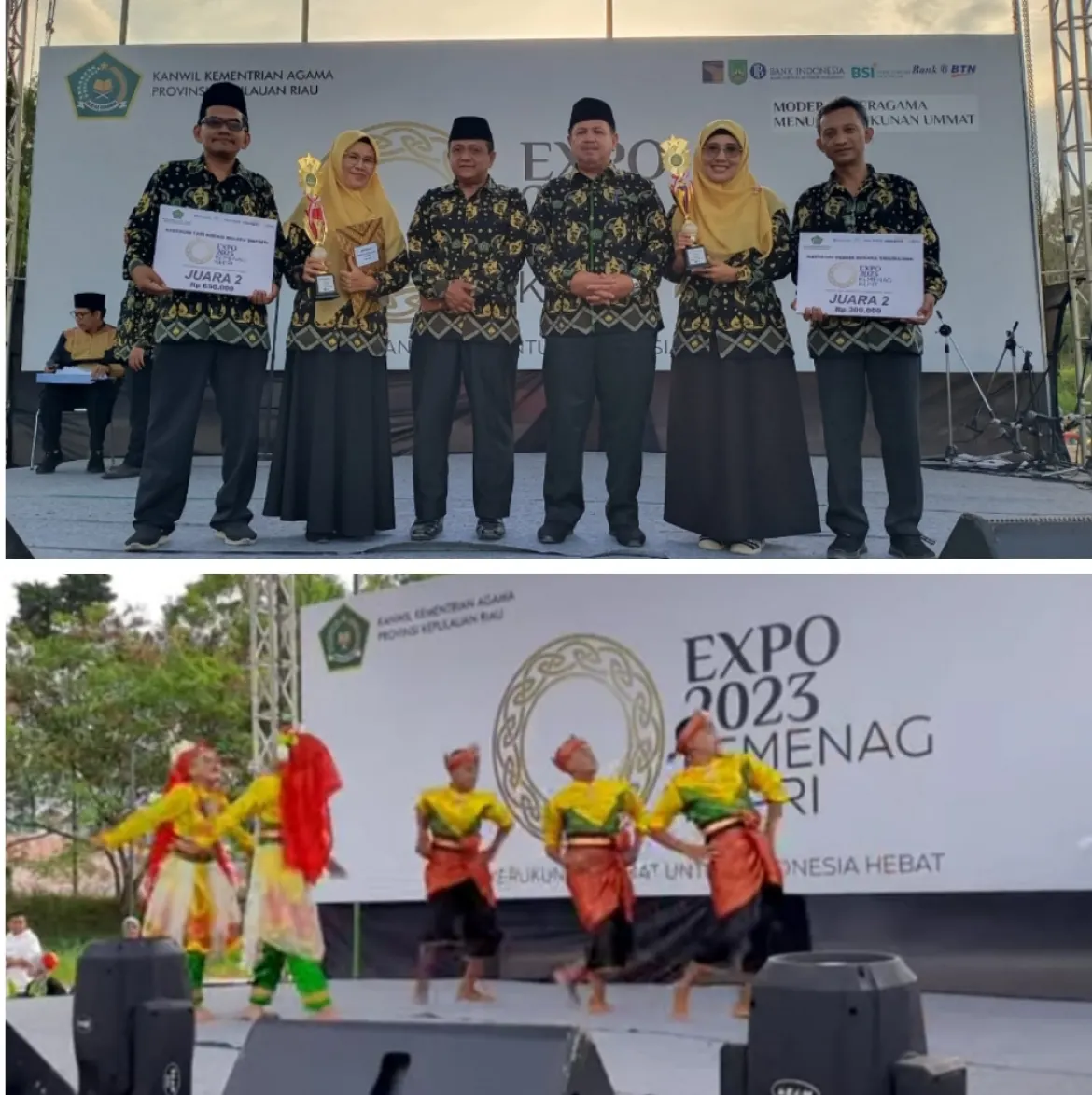 MTsN Karimun Raih Juara 2 Festival Tari Kreasi Melayu Pada Ajang Kemenag Expo 2023 di Batam