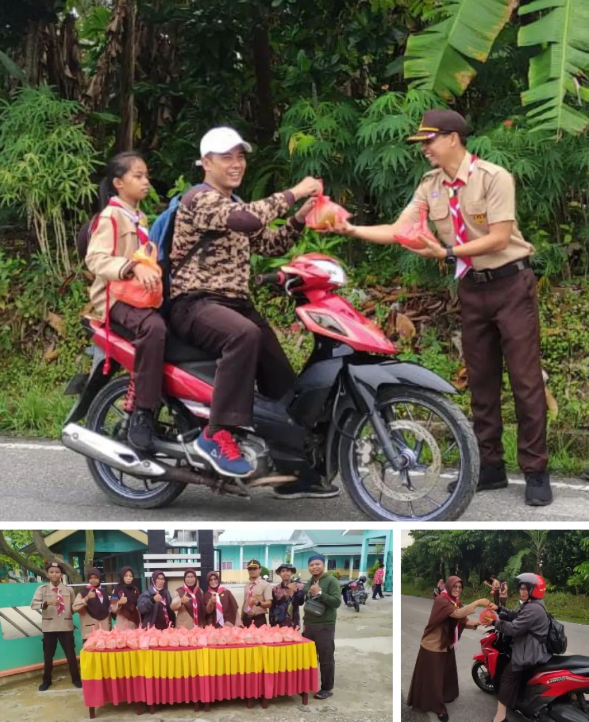MIN 3 Karimun Ikut Berpartisipasi Dalam Kegiatan Gerakan Pramuka Berbagi Takjil Serentak Se-Kwarran Kundur