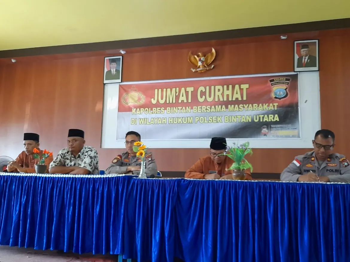 Kapolres Pimpin Jumat Curhat Bersama Masyarakat di Seri Kuala Lobam