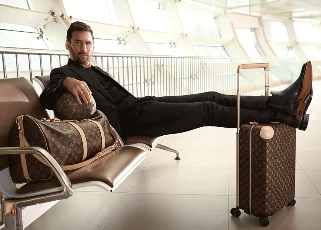 Lionel Messi saat menjadi bintang iklan terbaru Louis Vuitton, Horizons Never End.
