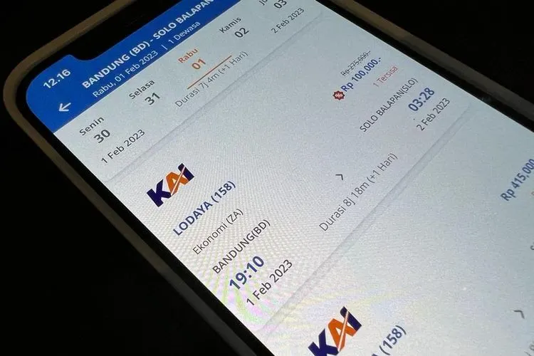 Cara membatalkan tiket Kereta Api via aplikasi